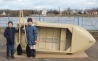 Алюминиевая лодка Романтика-Н 3.0 м., с булями, крашенная в цвет 